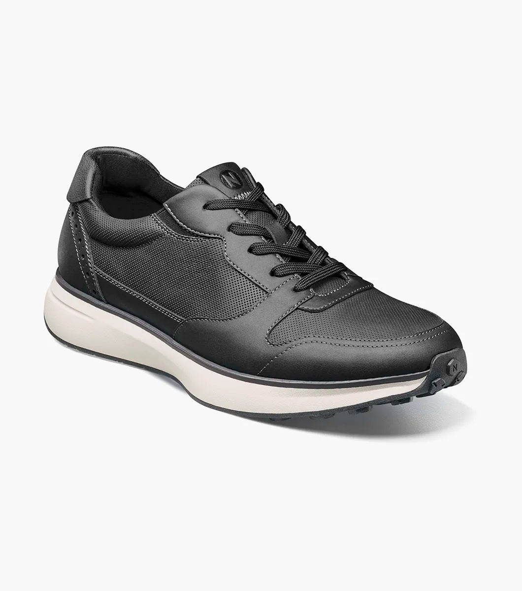 Nunn Bush KORE Swift Moc Toe Sneaker Comfort Black  Multi 85151-009