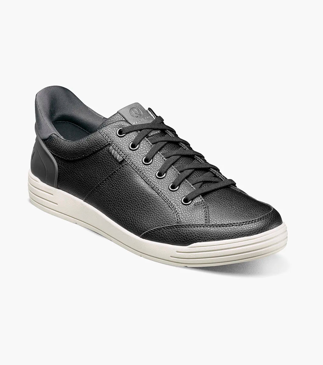 Nunn Bush KORE City Walk EZ Lace To Toe Oxford Sneaker Black Multi 85152-009