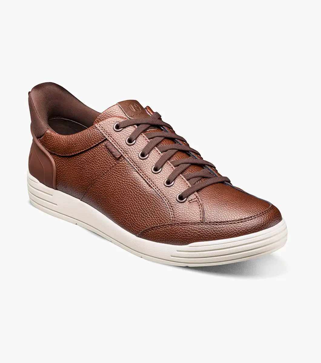 Nunn Bush KORE City Walk EZ Lace To Toe Oxford Sneaker Brandy Multi 85152-230