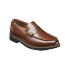 Nunn Bush Odin II Moc Toe Penny Loafer Shoes Cognac 85154-221