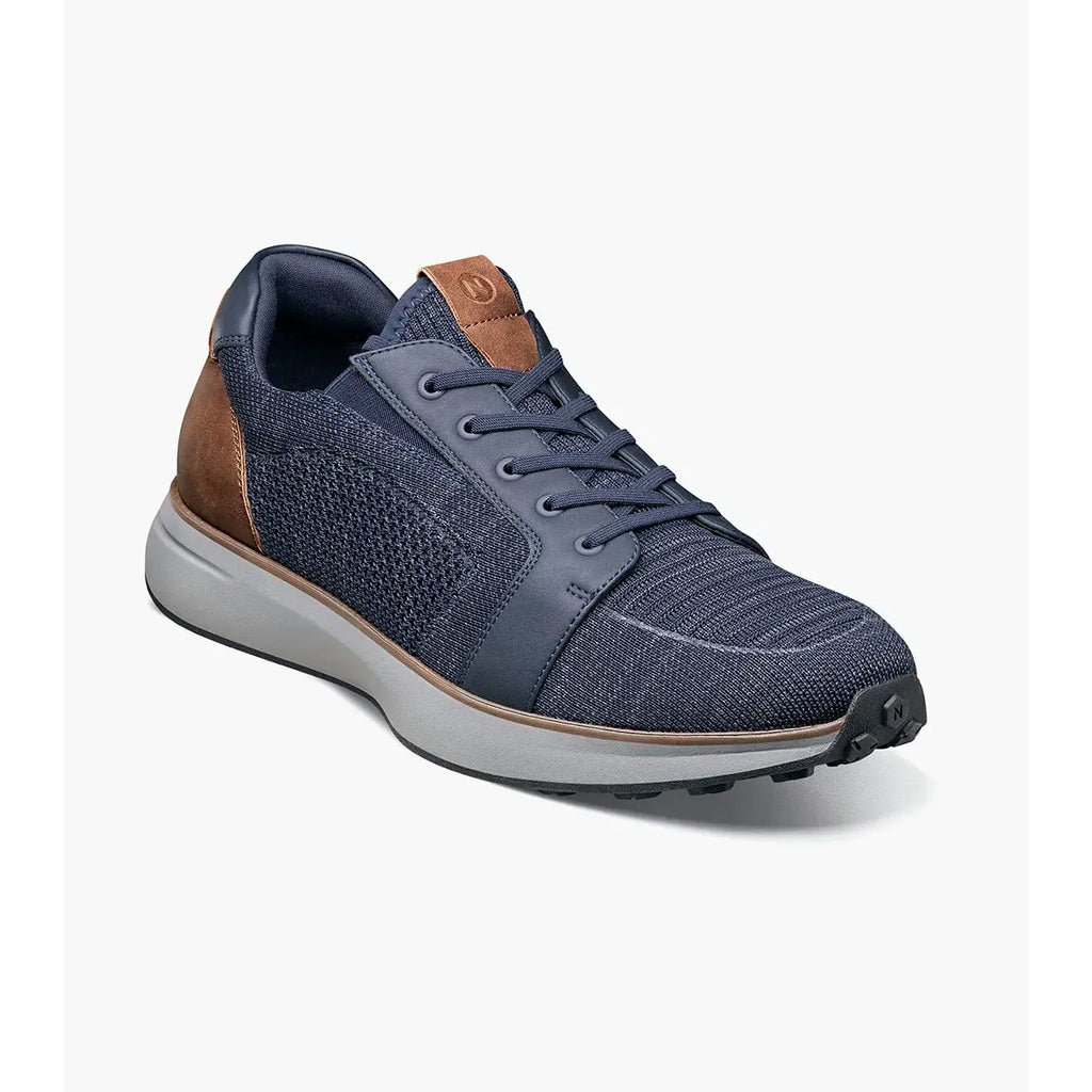 Nunn Bush KORE Swift Knit Lace Up Toe Sneaker Lightweight Navy Multi 85156-492
