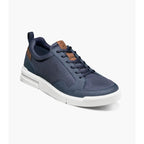 Nunn Bush KORE City Rally Mesh Moc Toe Sneaker Navy Multi 85157-492
