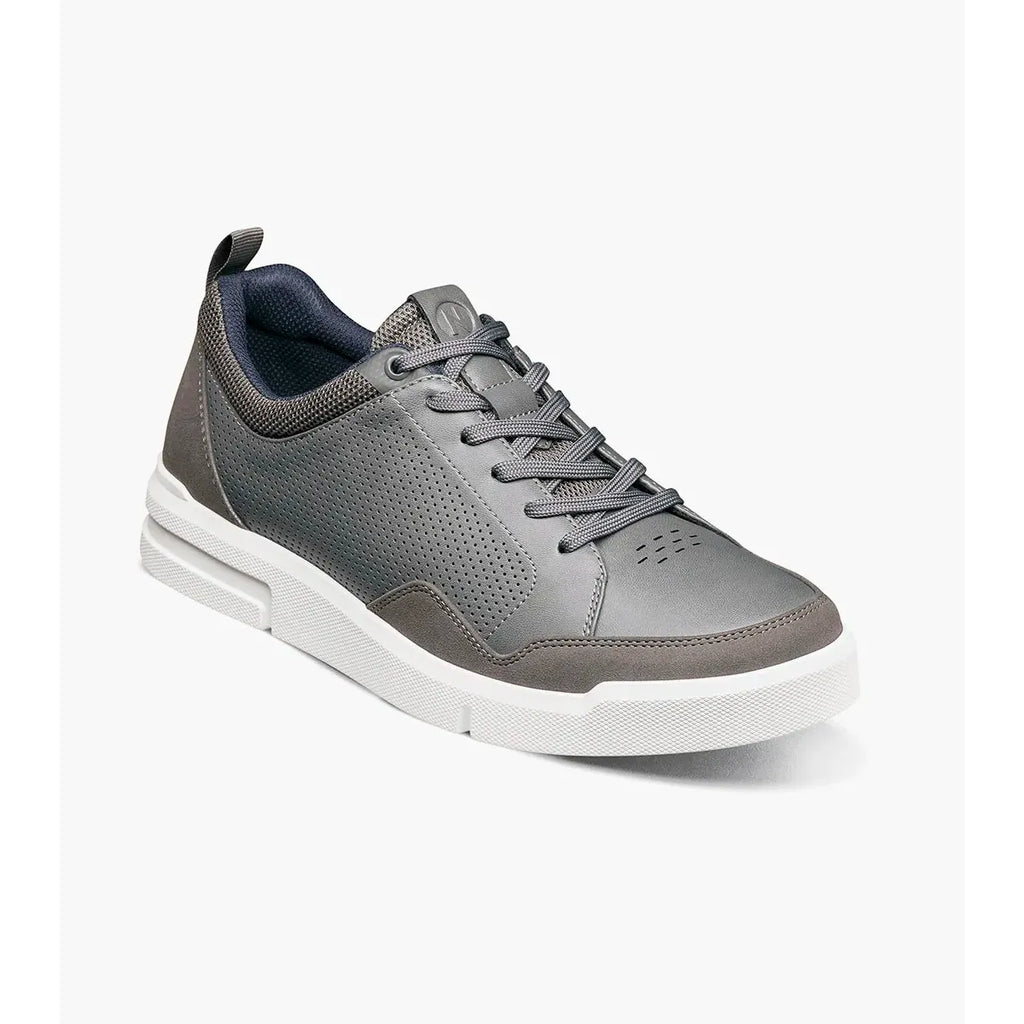 Nunn Bush KORE City Rally Lace To Toe Dress Sneaker Gray Multi 85158-062