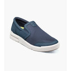 Nunn Bush KORE City Rally Mesh Moc Toe Slip On Walking Shoes Navy 85159-492