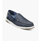 Nunn Bush Luca Moc Toe Venetian Slip On Shoes Leather Navy Multi 85173-492