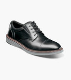 Nunn Bush Griff Cap Toe Oxford Shoes Black 85176-009