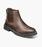 Nunn Bush Briggs Plain Toe Chelsea Boot Brown CH 85178-215