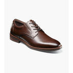 Nunn Bush Fitz Flex Plain Toe Oxford Brown 85181-200