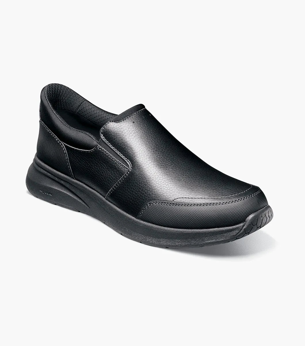 Nunn Bush KORE Taz EZ Hands-Free Moc Toe Slip-On Black 85192-001