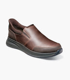 Nunn Bush KORE Taz EZ Hands-Free Moc Toe Slip-On Brown CH 85192-215