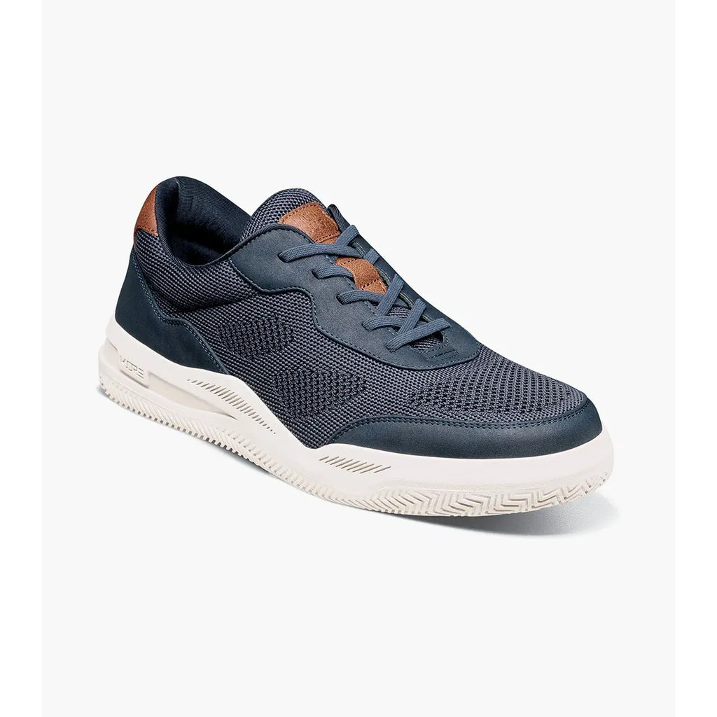 Nunn Bush Kortside Knit Moc Toe Sneaker Navy Multi 85209-492