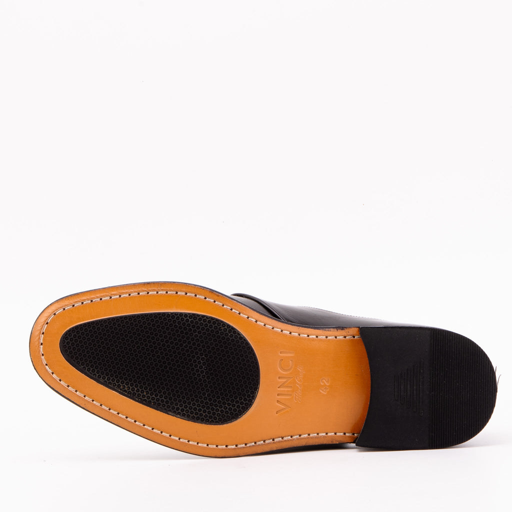 The Arven Black Snake Leather Men Shoe