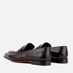 The Dorian Black Snake & Baby Buffalo Leather Loafer Men Shoe