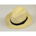 Men's Broner Summer Hat Woven Straw Style Safari RAMBLER 88-238 Natural/Black