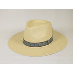 Men's Summer Hat By Broner Woven Straw Style Oasis 88-558 Ivory
