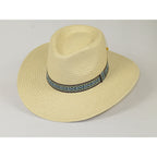 Men's Summer Hat By Broner Woven Straw Style Oasis 88-558 Ivory