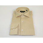 Allegro Premium Linen Shirts Soft Breathable With Hidden Collar Button 901-5 Beige