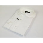 Allegro Premium Linen Shirts Soft Breathable With Hidden Collar Button 902-1 White