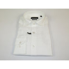 Allegro Premium Linen Shirts Soft Breathable With Hidden Collar Button 902-1 White