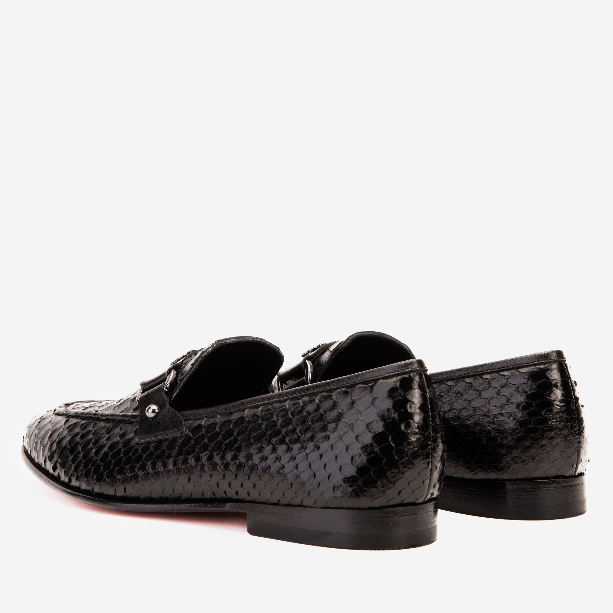 The Boss Pyth Black Shoe Bit Loafer Men Shoe