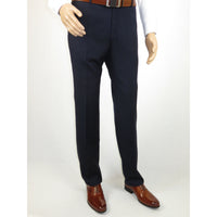 Mens Wool Cashmere Suit Pin Stripe Giorgio Cosani 910-02 Navy Blue 40 Regular