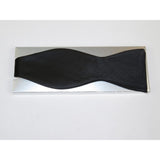 Men's Self Bow Tie By Hand J.Valintin Collection Solid Satin #92543 Black