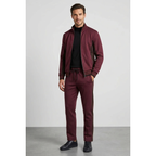 Men's Monte Carlo Turkey Comfort Jogging Suit 2pc Jump Set 95206 Bordo Burgundy
