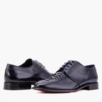 The Arven Navy Snake Leather Men Shoe