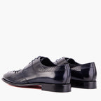 The Arven Navy Snake Leather Men Shoe