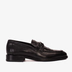 Vinci Amsterdam Black Bit Loafer Men Leather Shoes