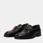 Vinci Amsterdam Black Bit Loafer Men Leather Shoes