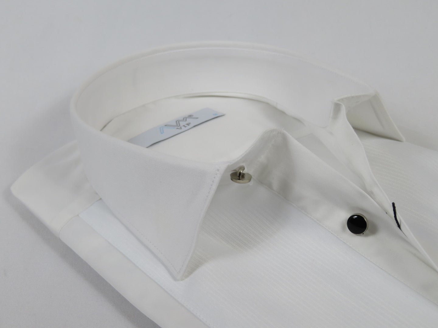 Men CEREMONIA Formal Tux Cotton Shirt Slim Fit Turkey #ATK 13 White Corded