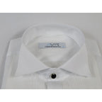 Men CEREMONIA Formal Cotton Shirt Wingtip Slim Fit Turkey #ATP 13 White