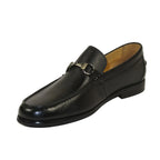 Men's Shoes STEVE MADDEN Soft Leather Upper Slip on Alfio Black