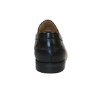 Men's Shoes STEVE MADDEN Soft Leather Upper Slip on Alfio Black