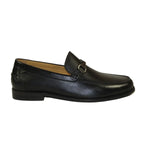 Men's Shoes STEVE MADDEN Soft Leather Upper Slip on Alfio Black