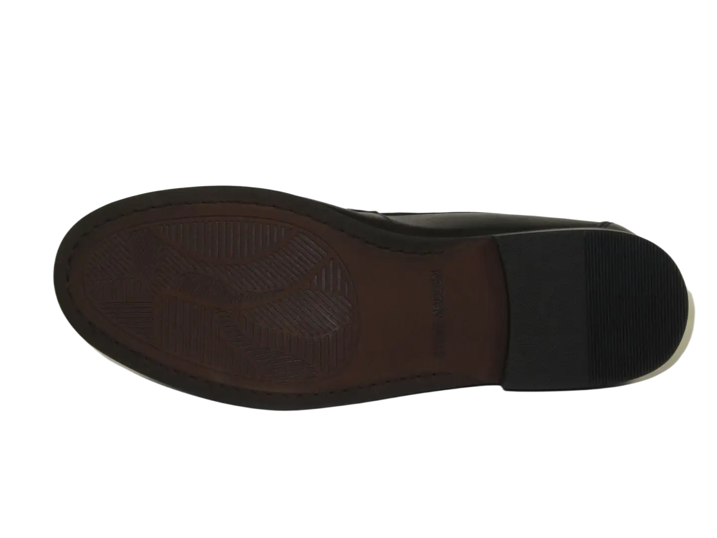 Men's Shoes STEVE MADDEN Soft Leather Upper Slip on Alfio Black