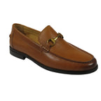 Men's Shoes STEVE MADDEN Soft Leather Upper Slip on Alfio Tan