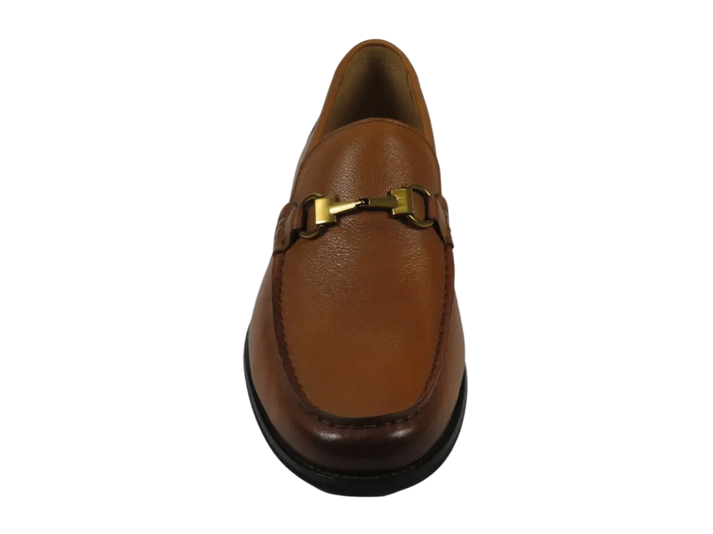 Men's Shoes STEVE MADDEN Soft Leather Upper Slip on Alfio Tan