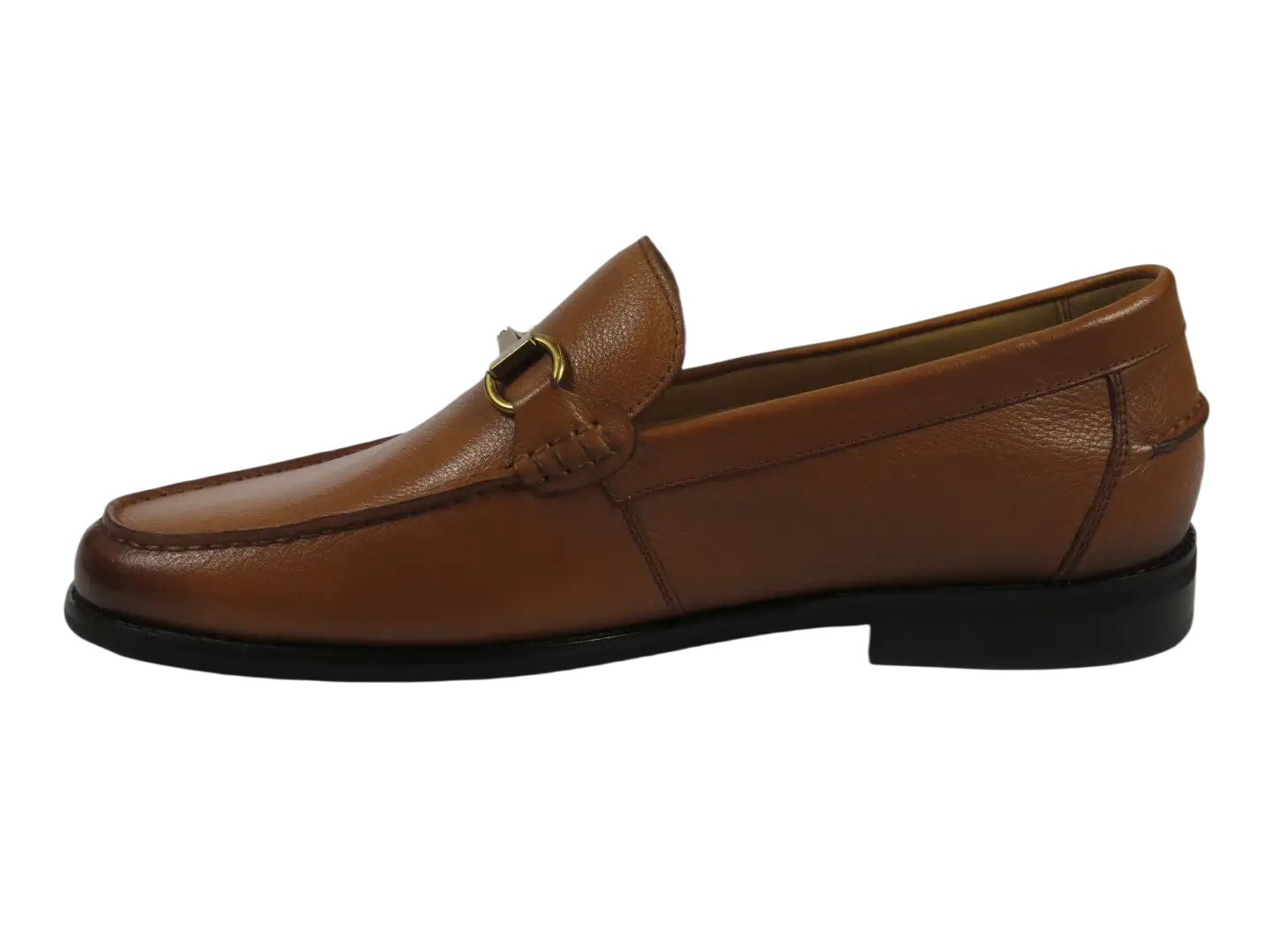 Men's Shoes STEVE MADDEN Soft Leather Upper Slip on Alfio Tan