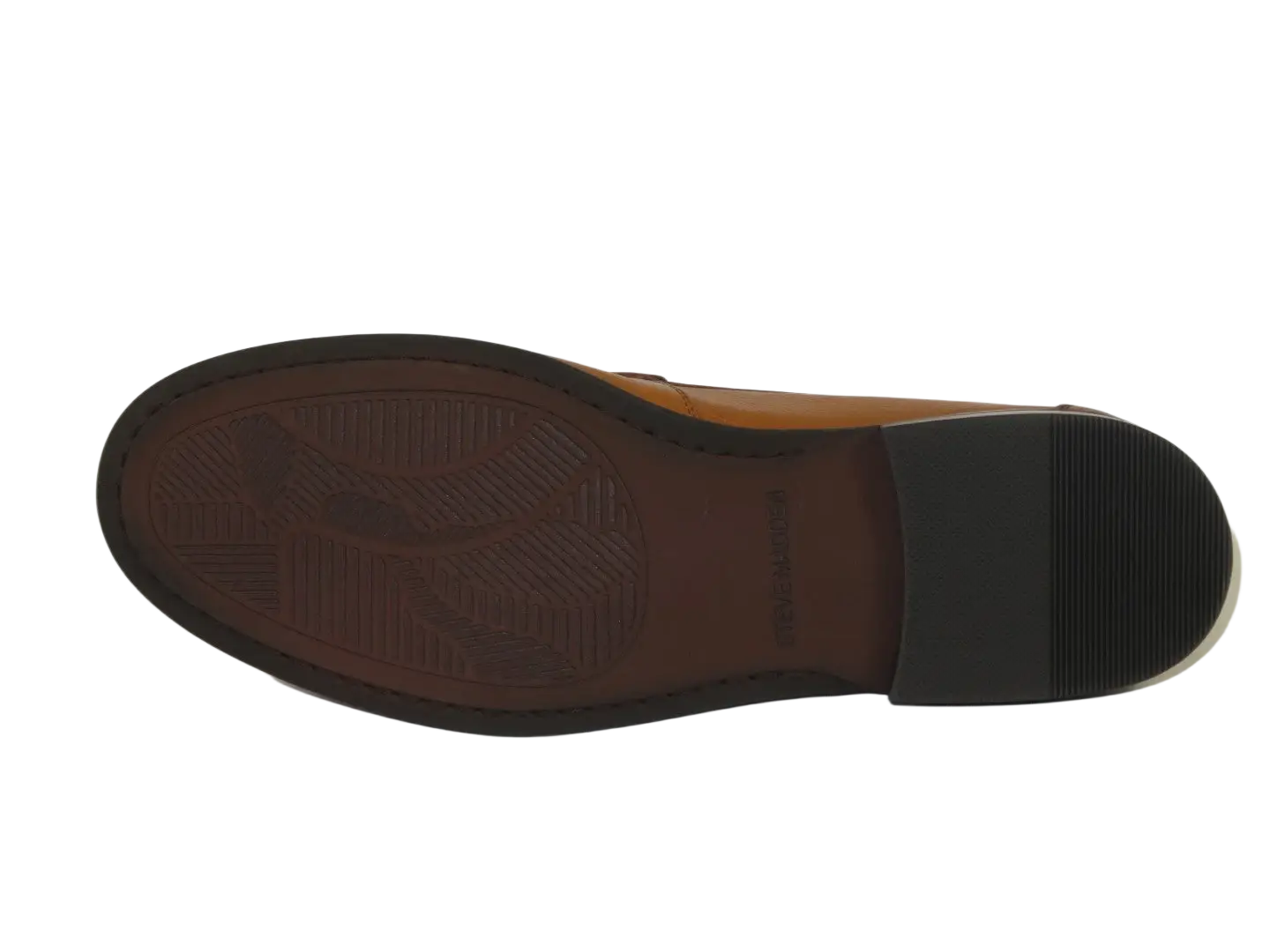 Men's Shoes STEVE MADDEN Soft Leather Upper Slip on Alfio Tan