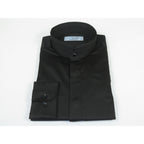 Mens CEREMONIA AVM Turkey Cotton Banded Minister Shirt Angelino-15 Black