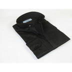 Mens CEREMONIA AVM Turkey Cotton Banded Minister Shirt Angelino-15 Black