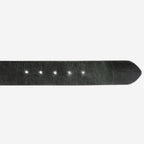 The Prime Forest Green Leather Belt