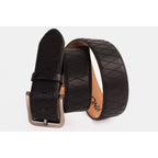 The Adler Black Leather Belt