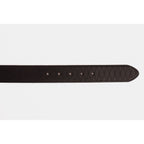 The Adler Black Leather Belt
