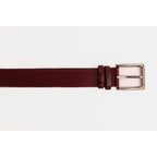 The Adler Burgundy Leather Belt