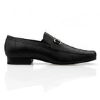 Belvedere Shoes Bartolo Ostrich Loafer Forest Black 1026OB