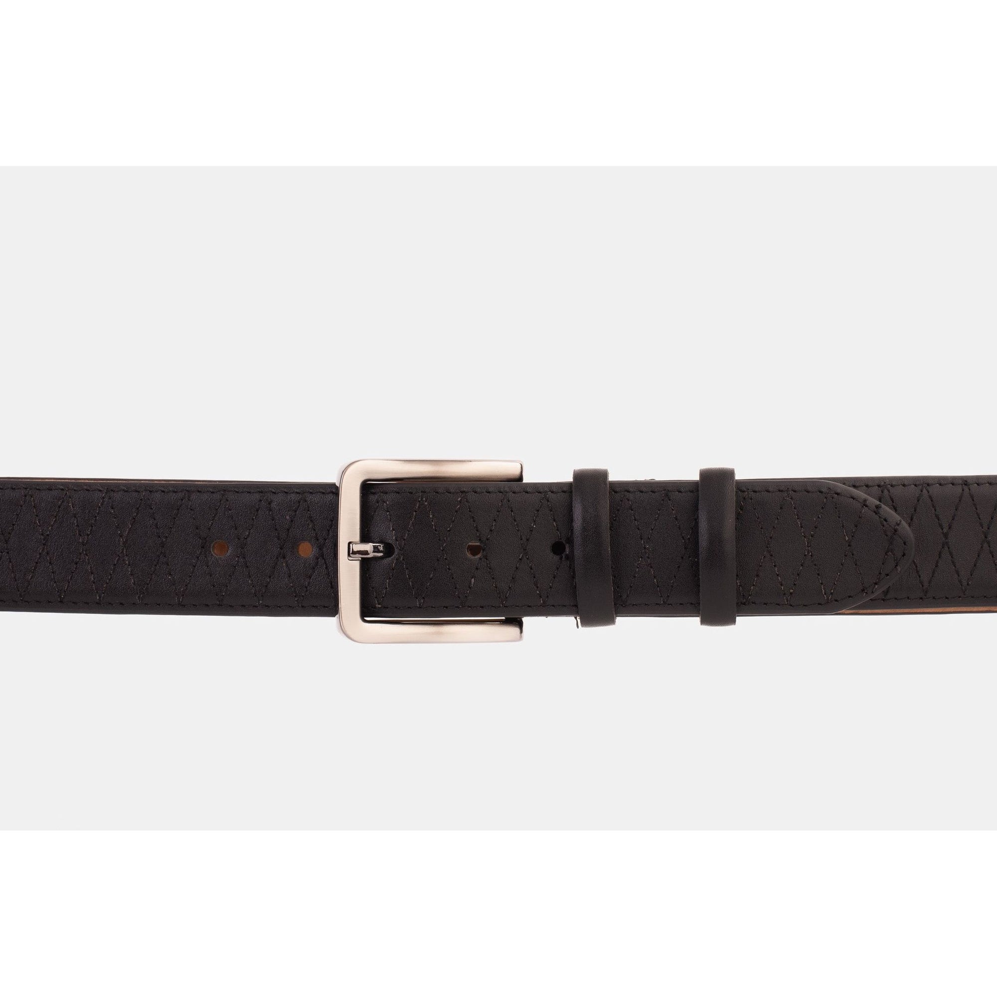 The Adler Black Leather Belt