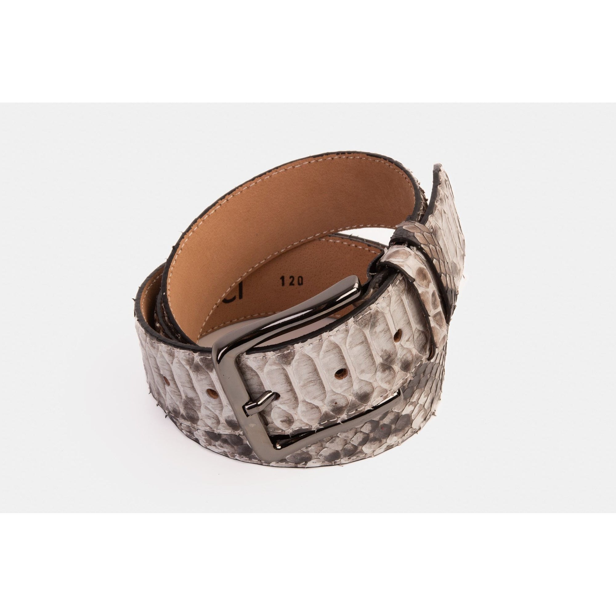 The Boss Natural Snake Leather Leather Belt